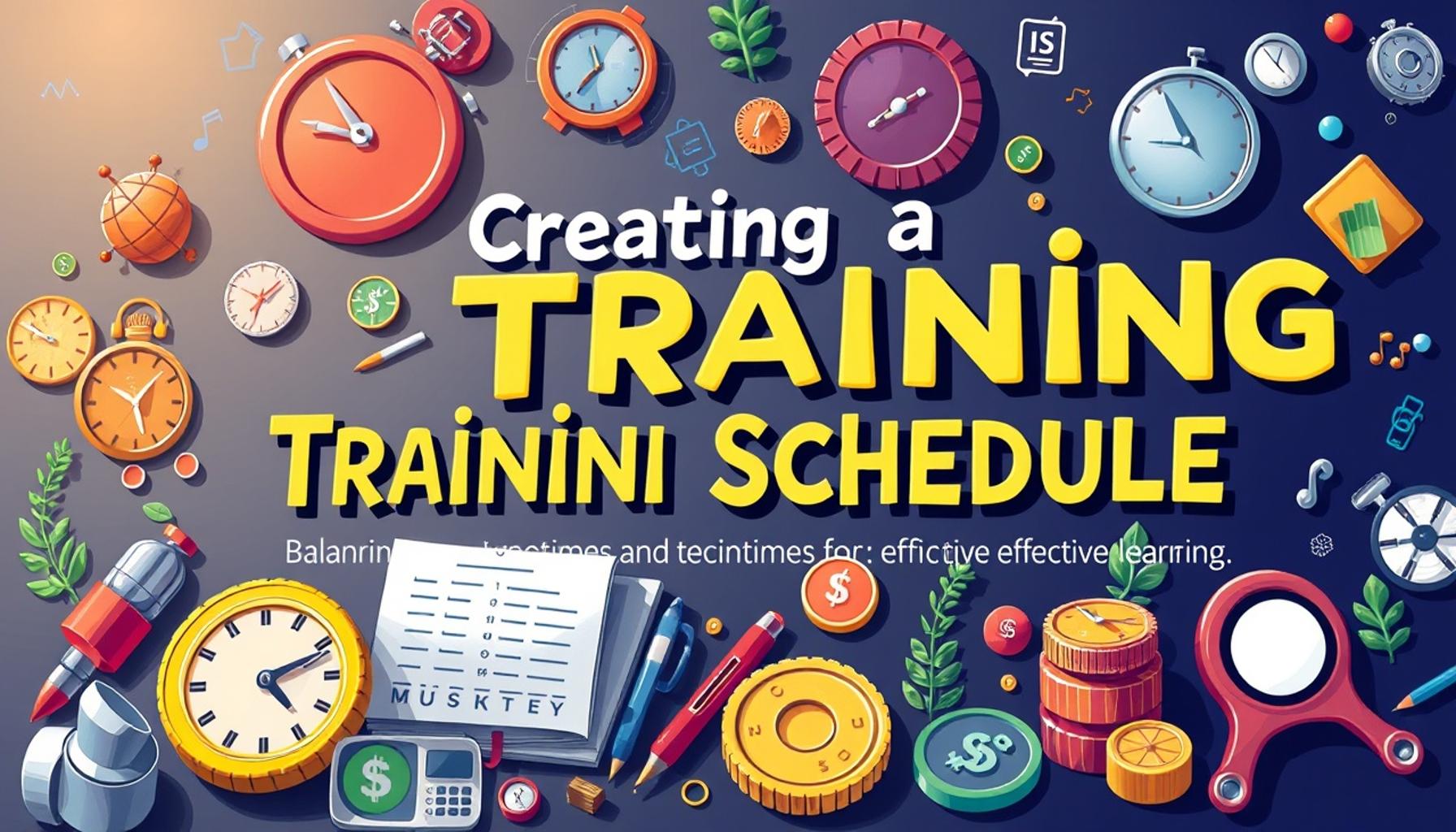 Creating a Training Schedule: Balancing Time and Techniques for Effective Learning